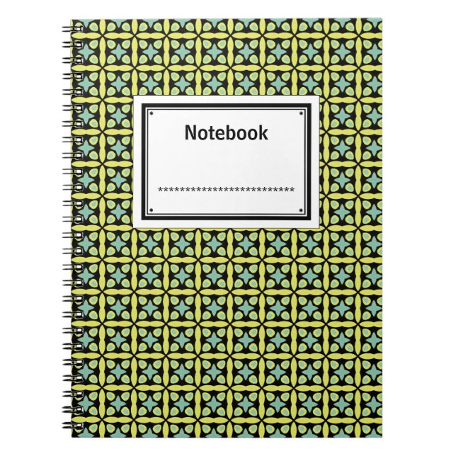 Geometric Pattern 280514(4) Spiral Notebook (Front)