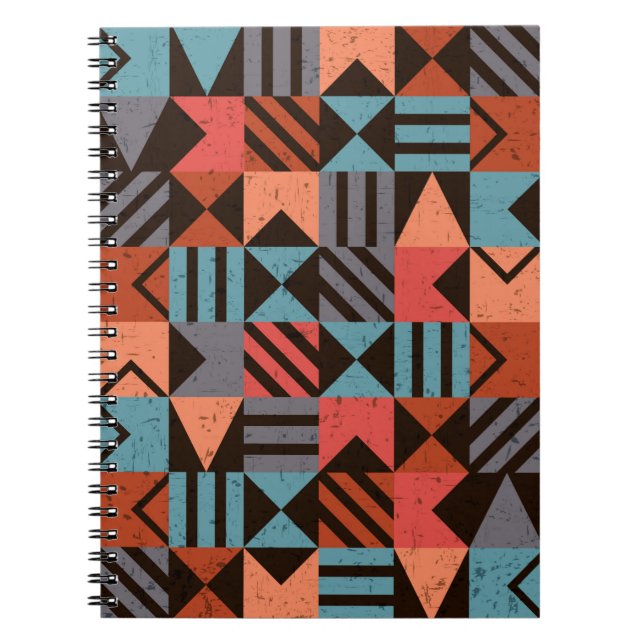 Geometric Pattern 28 Notebook (Front)
