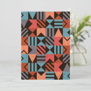 Geometric Pattern 28 Thank You Card