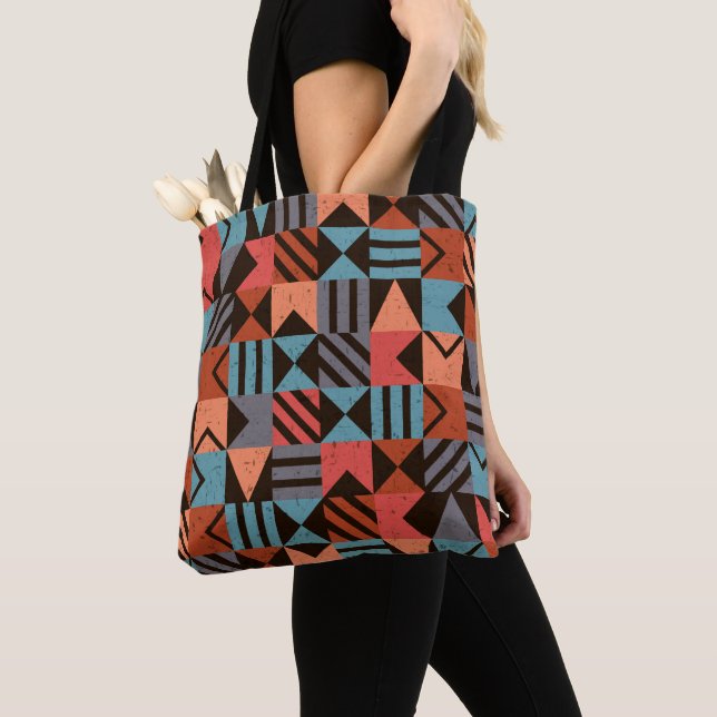 Geometric Pattern 28 Tote Bag (Close Up)