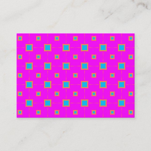 Geometric Pattern 290514(01) Business Card (Front)