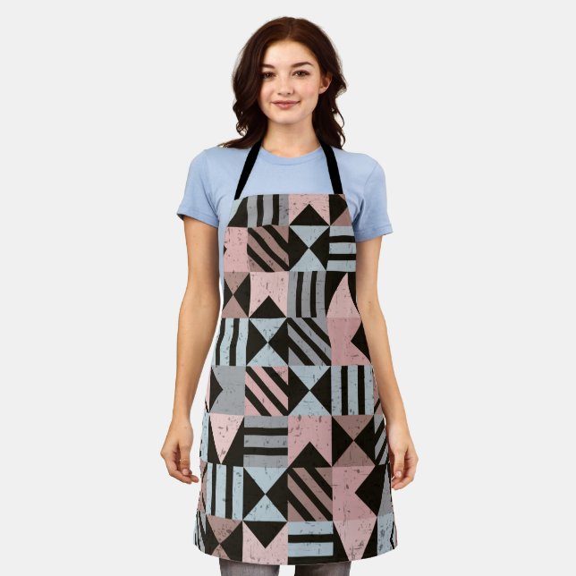 Geometric Pattern 29 Apron (Worn)