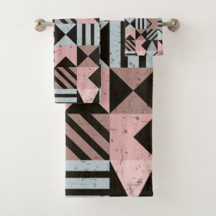 Geometric Pattern 29 Bath Towel Set