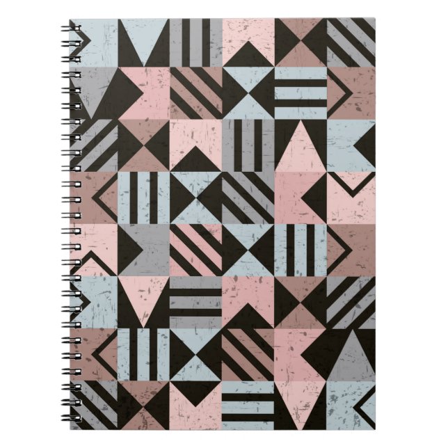 Geometric Pattern 29 Notebook (Front)
