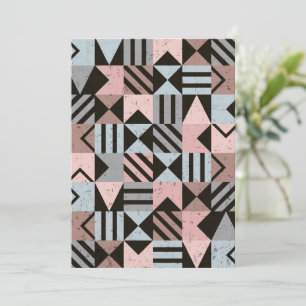 Geometric Pattern 29 Thank You Card