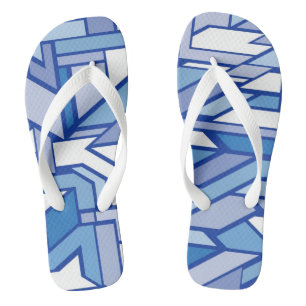 Geometric pattern 2 jandals