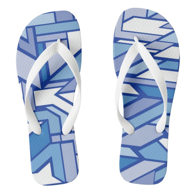 Geometric pattern 2 jandals (Footbed)