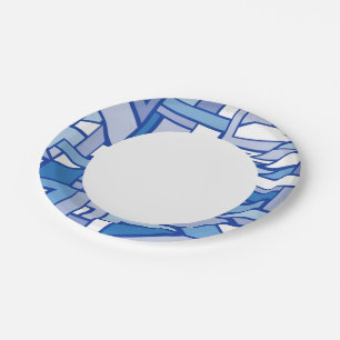 Geometric pattern 2 paper plate