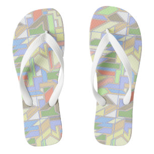 Geometric pattern 3 jandals