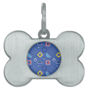 Geometric Pattern 3 Pet ID Tag