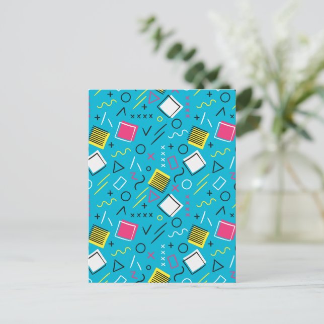 Geometric Pattern 4 Postcard (Standing Front)