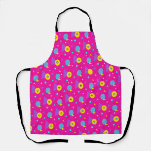 Geometric pattern apron