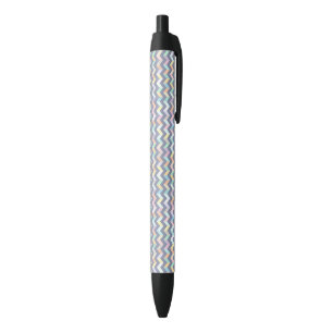 Geometric Pattern Black Ink Pen