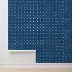Geometric pattern Blue wallpaper