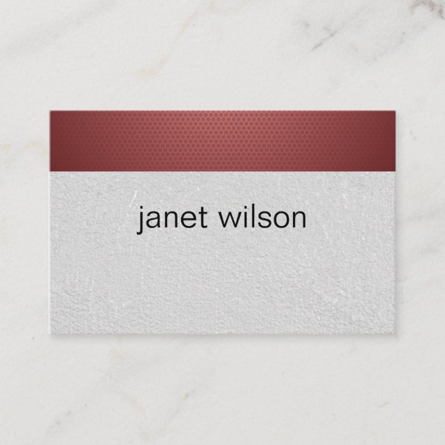 Geometric Pattern Business Card (Front)