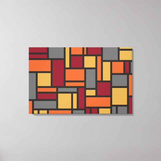 Geometric Pattern canvas print (Front)