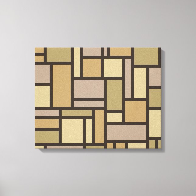 Geometric Pattern canvas print (Front)