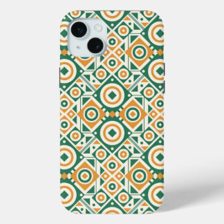 Geometric Pattern iPhone 15 Mini Case