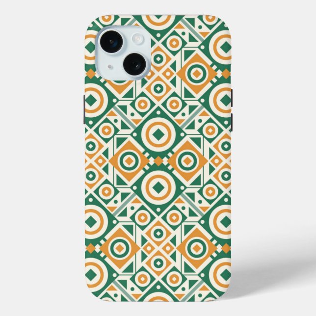 Geometric Pattern Case-Mate iPhone Case (Back)