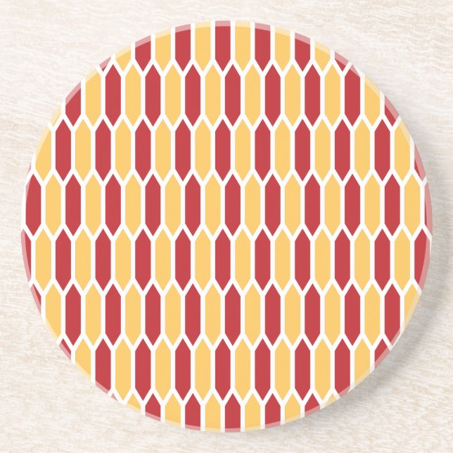 Geometric Pattern Coaster (Front)