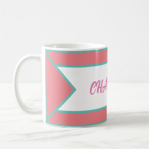 Geometric pattern coffee mug