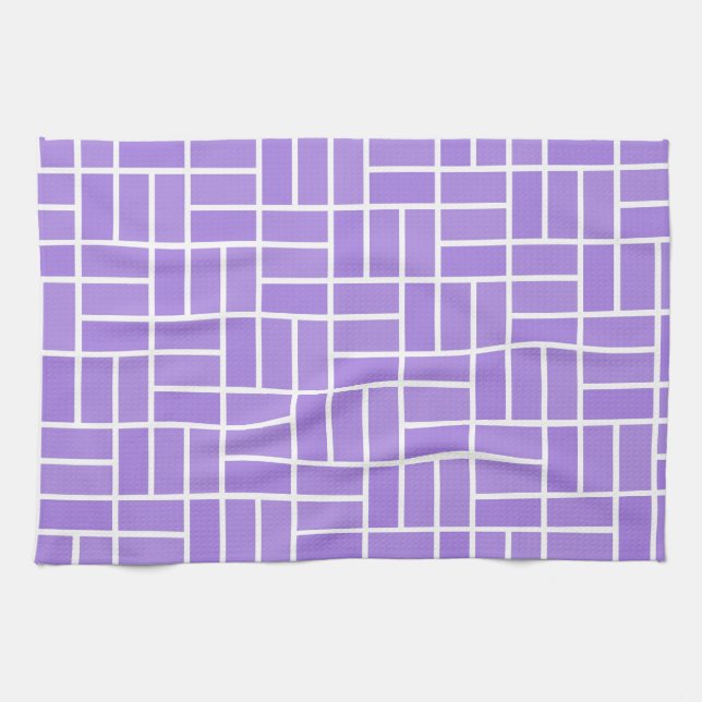 Geometric Pattern custom hand towels (Horizontal)