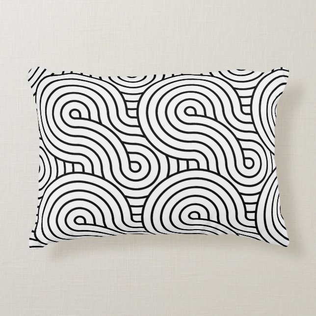 Geometric Pattern Decorative Cushion (Front)