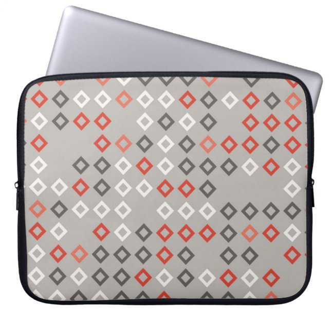 Geometric pattern design abstract, art, background laptop sleeve (Front)