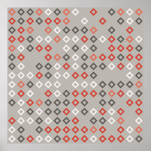 Geometric pattern design abstract, art, background poster