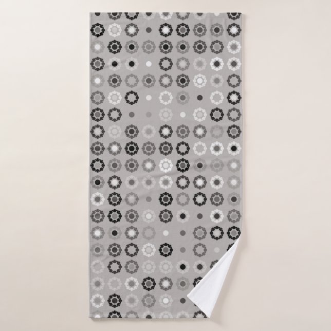 Geometric pattern design abstract, art, graphic de bath towel (Bath Towel)