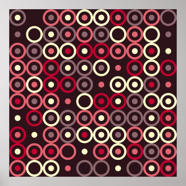 Geometric pattern design abstract, art, graphic de poster (Front)