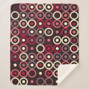 Geometric pattern design abstract, art, graphic de sherpa blanket