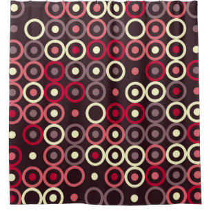 Geometric pattern design abstract, art, graphic de shower curtain