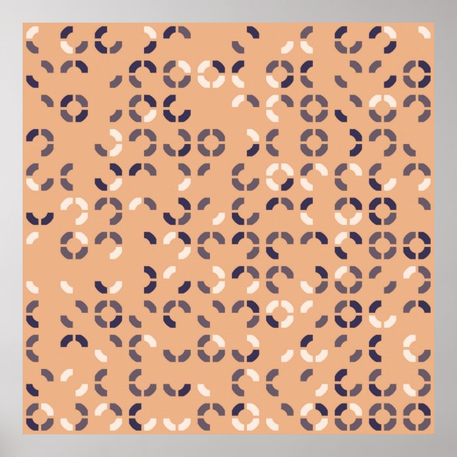 geometric pattern designabstract, art, artwork, ba poster (Front)