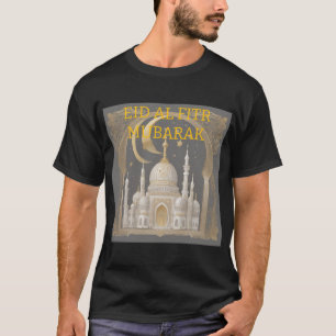 Geometric Pattern Eid Al Fitr Tshirt For Men