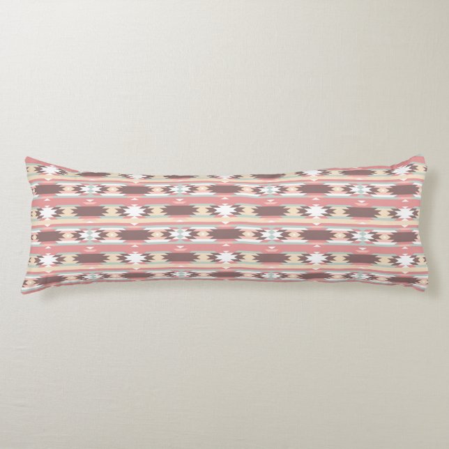 Geometric pattern in aztec style 2 body cushion (Front)