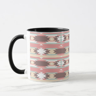 Geometric pattern in aztec style 2 mug