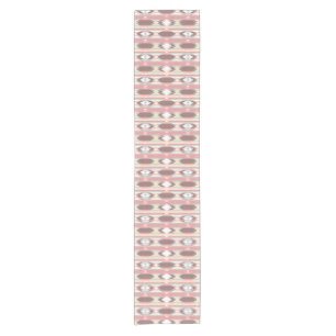 Geometric pattern in aztec style 2 short table runner