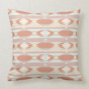 Geometric pattern in aztec style 3 cushion