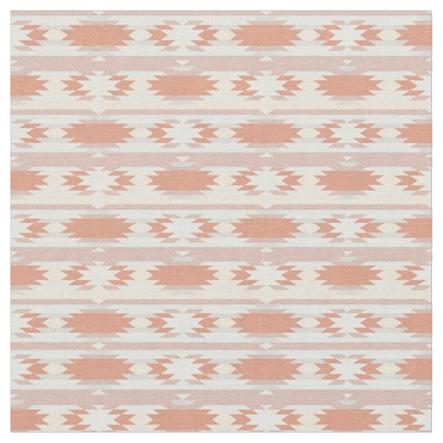 Geometric pattern in aztec style 3 fabric (Close Up)