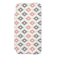 Geometric pattern in aztec style