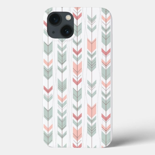 Geometric pattern in retro style Case-Mate iPhone case (Back)
