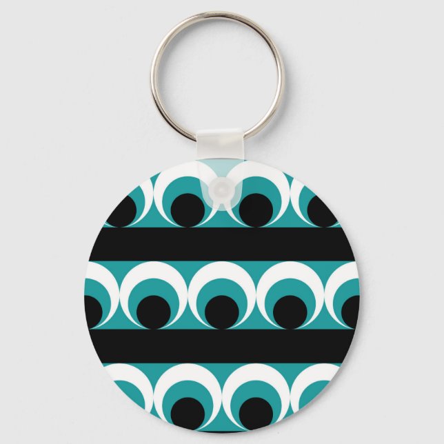 Geometric pattern key ring (Front)