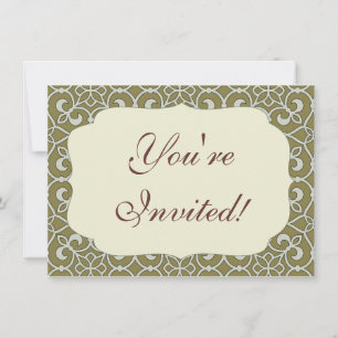 Geometric Pattern Lattice  Invitation