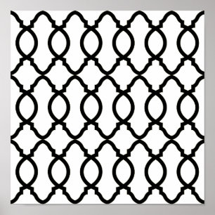 Geometric Pattern Lattice  Poster