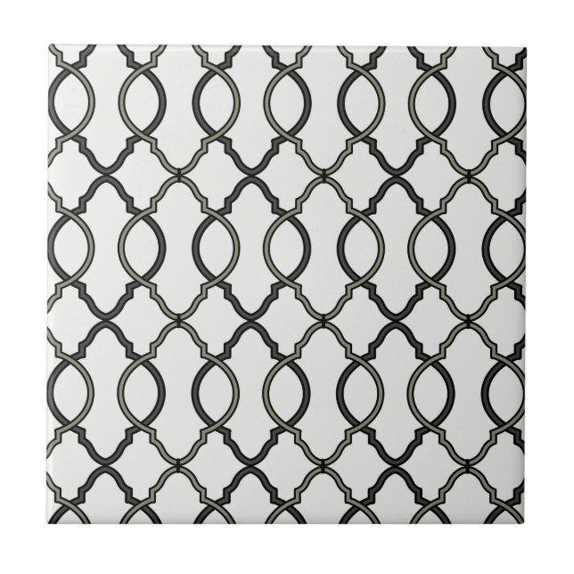 Geometric Pattern Lattice  Tile (Front)