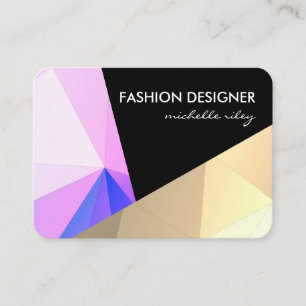 Geometric Pattern Layers Business Card