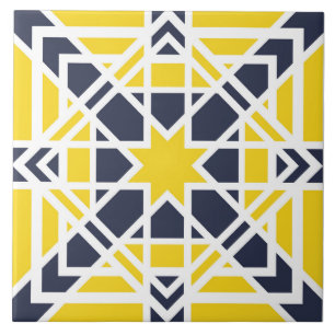 Geometric pattern, modern design, octagonal star tile