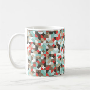 Geometric pattern. Mosaic colorful background of g Coffee Mug