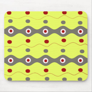 Geometric pattern mouse pad